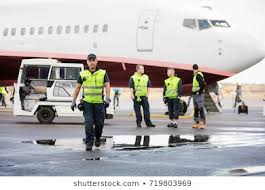 Airport workers