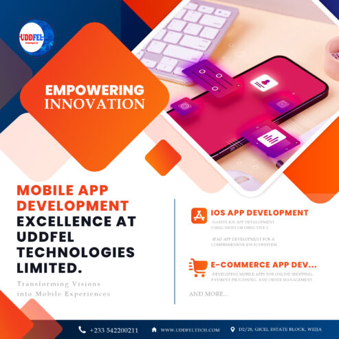 Mobile App Development Excellence at Uddfel Technologies Limited.